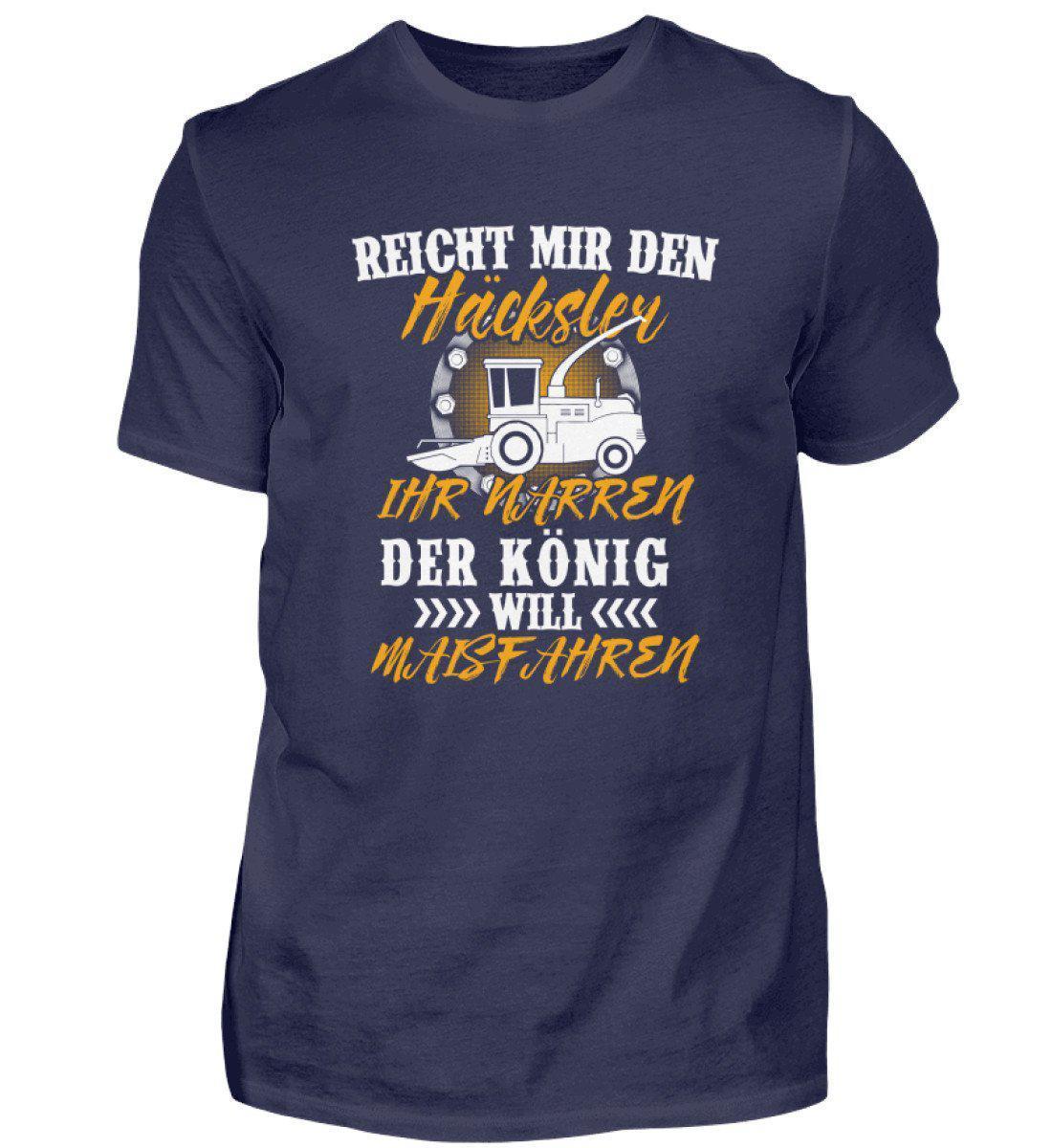 Häcksler König Maisfahren · Herren T-Shirt-Herren Basic T-Shirt-Navy-S-Agrarstarz