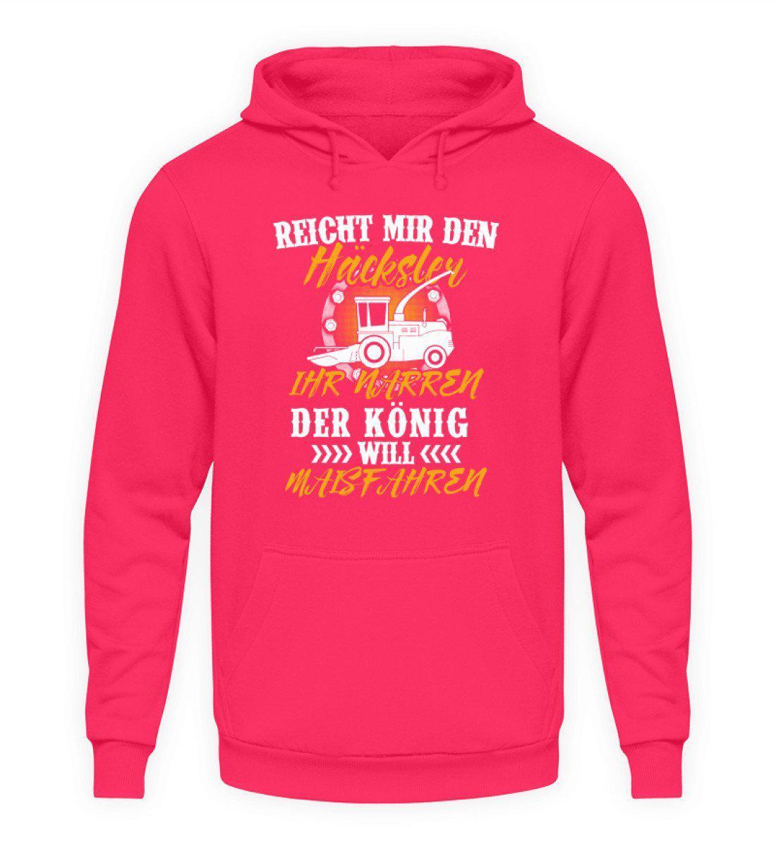 Häcksler König Maisfahren · Unisex Kapuzenpullover Hoodie-Unisex Hoodie-Hot Pink-L-Agrarstarz