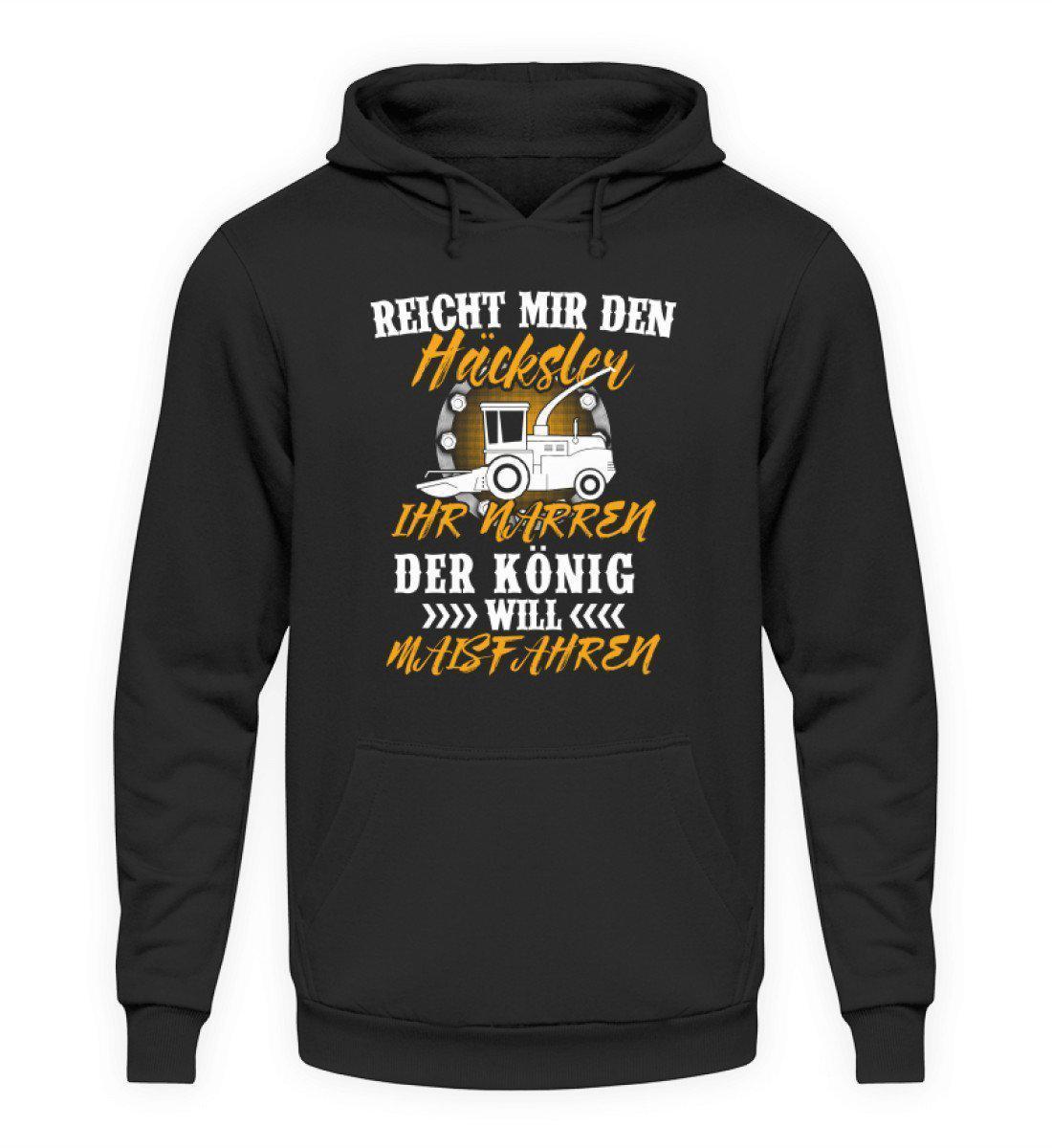 Häcksler König Maisfahren · Unisex Kapuzenpullover Hoodie-Unisex Hoodie-Jet Black-L-Agrarstarz