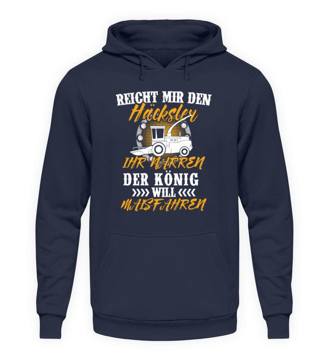 Häcksler König Maisfahren · Unisex Kapuzenpullover Hoodie-Unisex Hoodie-Oxford Navy-L-Agrarstarz