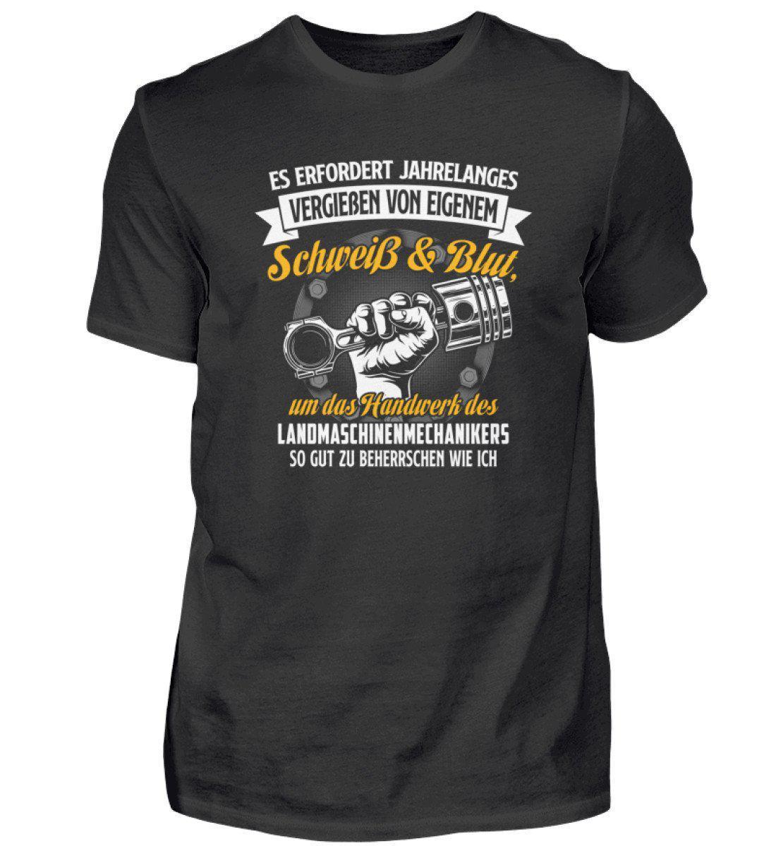 Handwerk Landmaschinenmechaniker · Herren T-Shirt-Herren Basic T-Shirt-Black-S-Agrarstarz