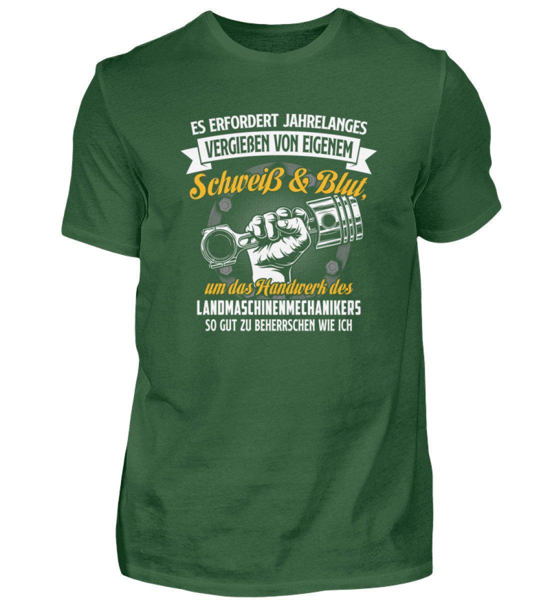 Handwerk Landmaschinenmechaniker · Herren T-Shirt-Herren Basic T-Shirt-Bottle Green-S-Agrarstarz