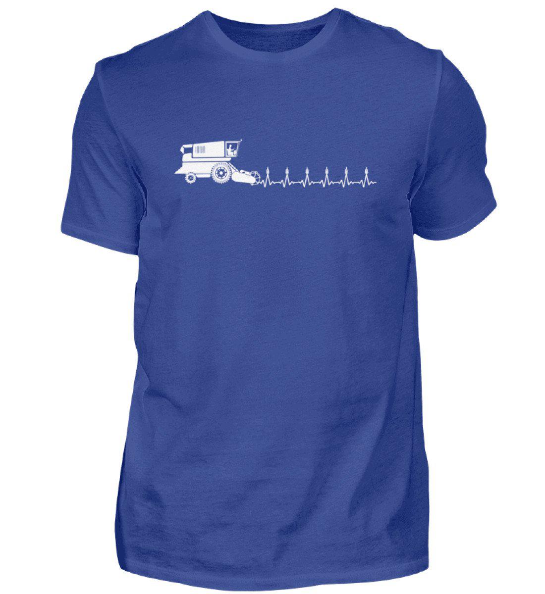 Heartbeat Drescher · Herren T-Shirt-Herren Basic T-Shirt-Royal Blue-S-Agrarstarz