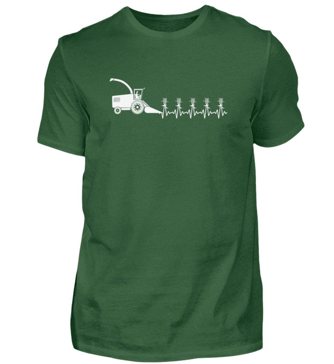 Heartbeat Häcksler · Herren T-Shirt-Herren Basic T-Shirt-Bottle Green-S-Agrarstarz