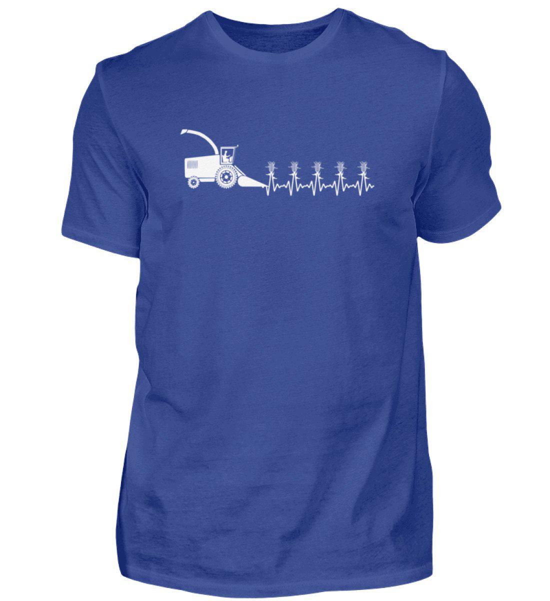 Heartbeat Häcksler · Herren T-Shirt-Herren Basic T-Shirt-Royal Blue-S-Agrarstarz