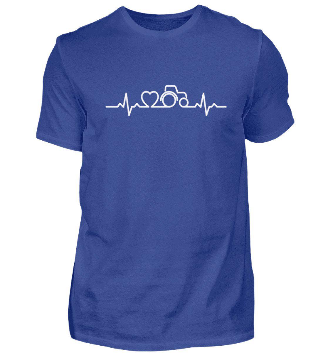 Heartbeat Herz Traktor · Herren T-Shirt-Herren Basic T-Shirt-Royal Blue-S-Agrarstarz