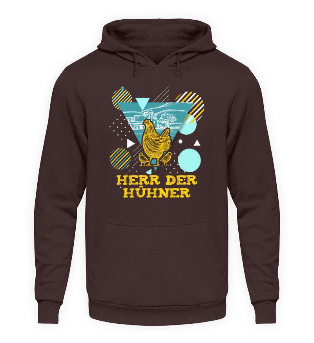 Herr der Hühner Geometric · Unisex Kapuzenpullover Hoodie-Unisex Hoodie-Hot Chocolate-L-Agrarstarz