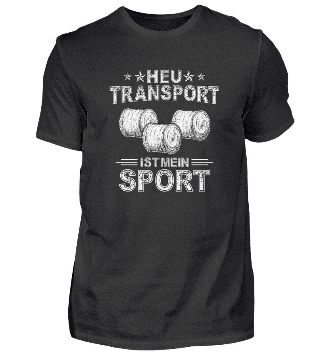 Heu Transport Sport · Herren T-Shirt-Herren Basic T-Shirt-Black-S-Agrarstarz