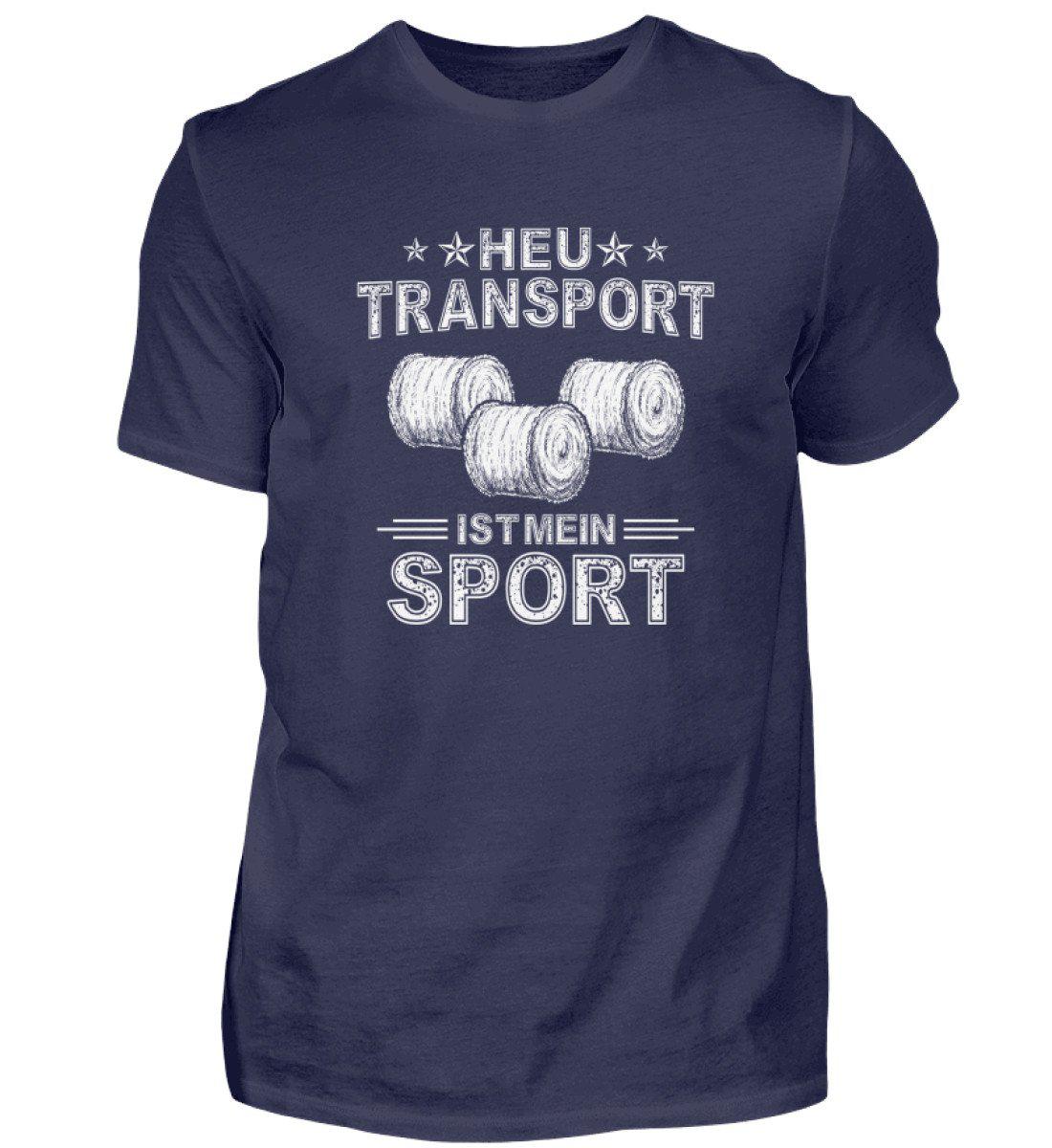 Heu Transport Sport · Herren T-Shirt-Herren Basic T-Shirt-Navy-S-Agrarstarz