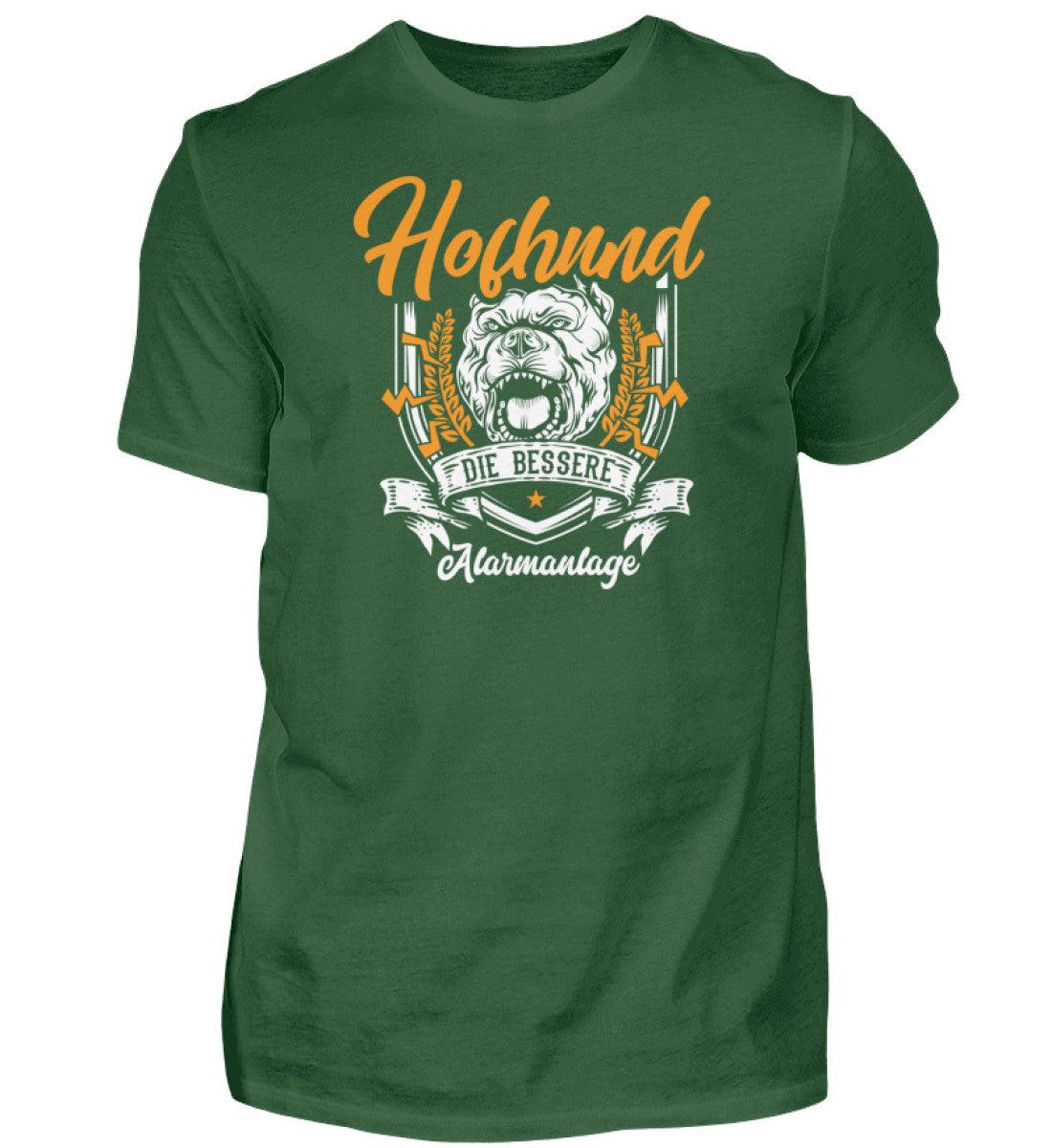 Hofhund bessere Alarmanlage · Herren T-Shirt-Herren Basic T-Shirt-Bottle Green-S-Agrarstarz