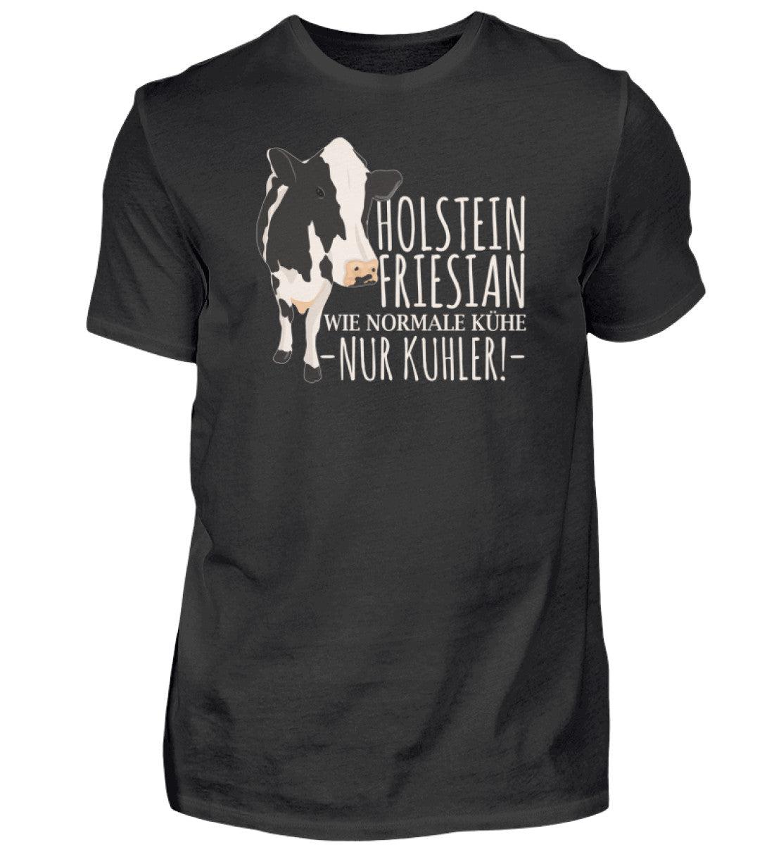 Holstein Friesian kuhler · Herren T-Shirt-Herren Basic T-Shirt-Black-S-Agrarstarz