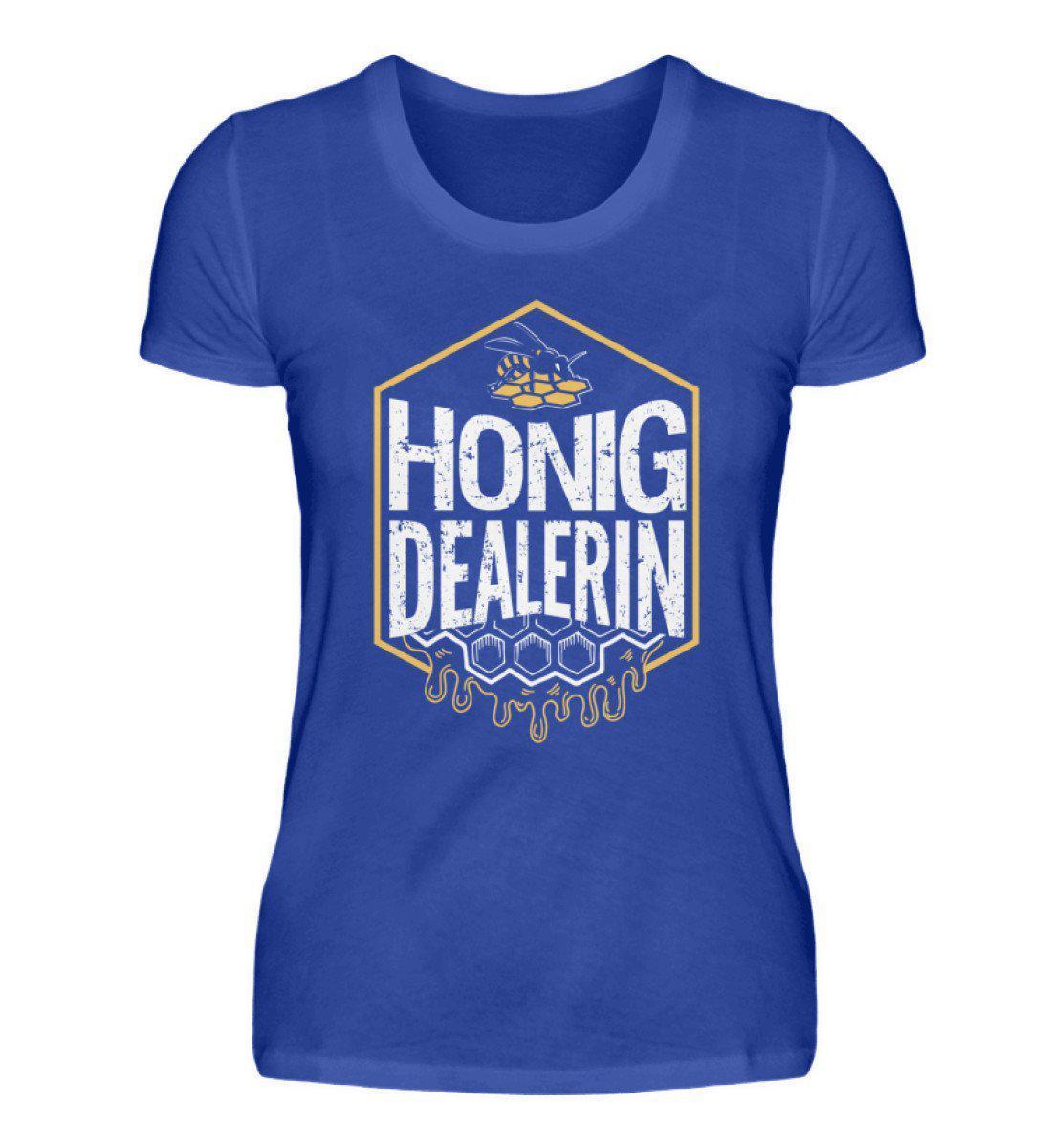 Honig Dealerin · Damen T-Shirt-Damen Basic T-Shirt-Neon Blue-S-Agrarstarz