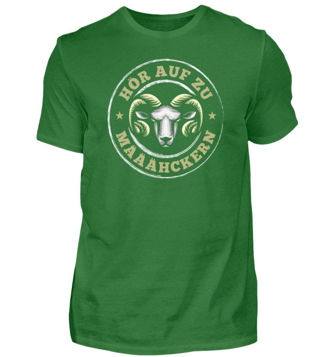 Hör auf zu määähckern · Herren T-Shirt-Herren Basic T-Shirt-Kelly Green-S-Agrarstarz