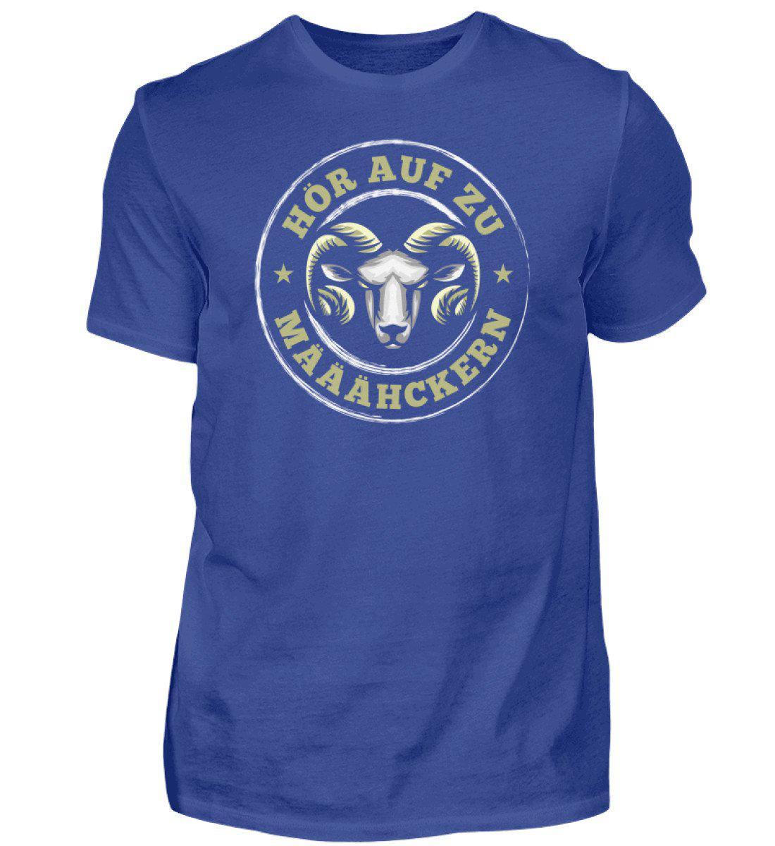 Hör auf zu määähckern · Herren T-Shirt-Herren Basic T-Shirt-Royal Blue-S-Agrarstarz