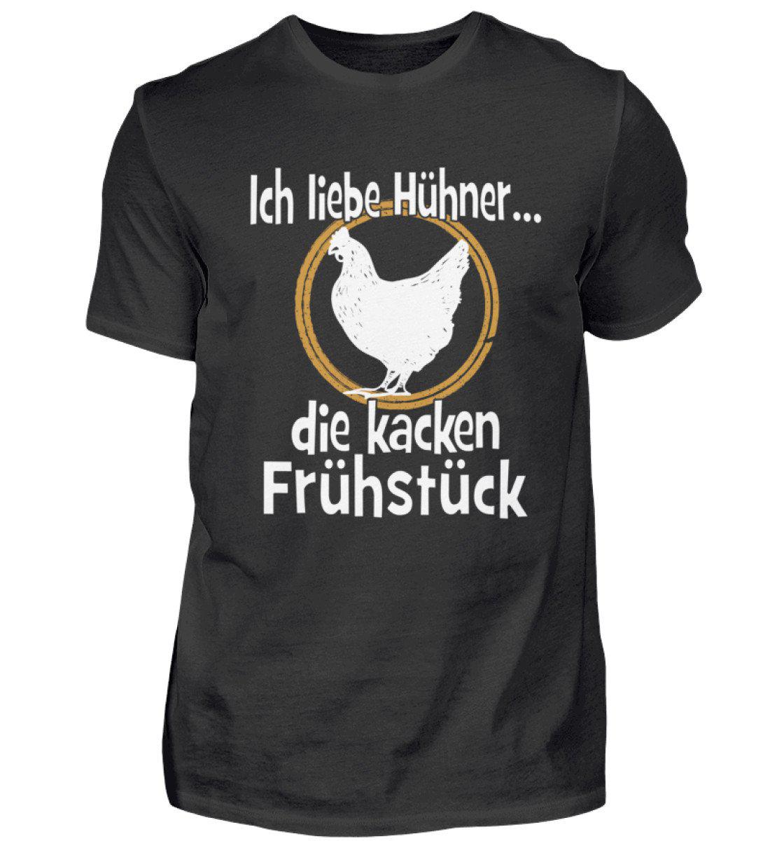 Hühner Frühstück · Herren T-Shirt-Herren Basic T-Shirt-Black-S-Agrarstarz