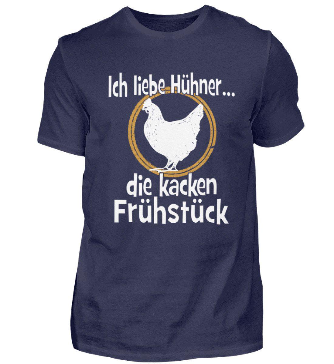 Hühner Frühstück · Herren T-Shirt-Herren Basic T-Shirt-Navy-S-Agrarstarz