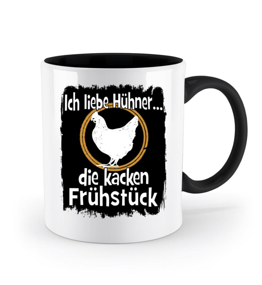 Hühner Frühstück · Keramik Tasse zweifarbig-Keramik Tasse Zweifarbig-Agrarstarz