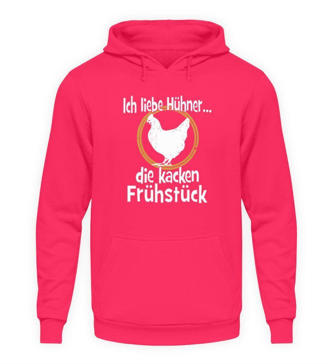 Hühner Frühstück · Unisex Kapuzenpullover Hoodie-Unisex Hoodie-Hot Pink-L-Agrarstarz