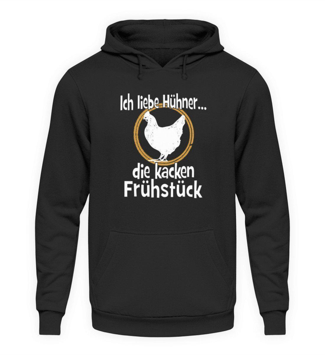 Hühner Frühstück · Unisex Kapuzenpullover Hoodie-Unisex Hoodie-Jet Black-L-Agrarstarz