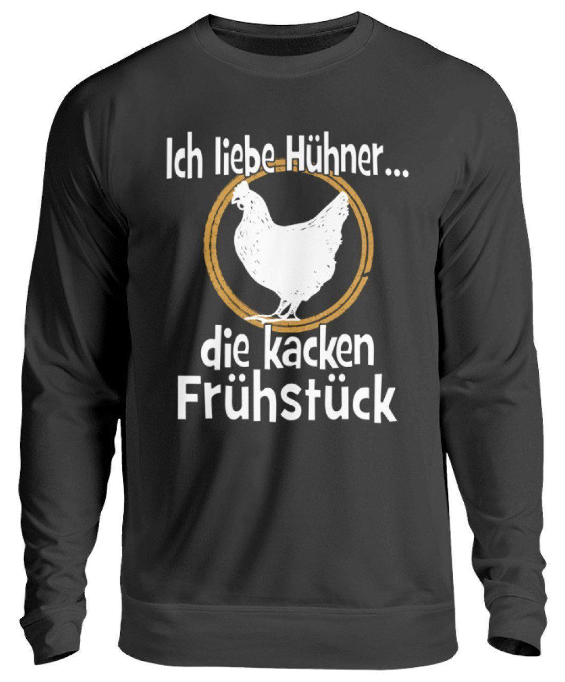 Hühner Frühstück · Unisex Sweatshirt Pullover-Unisex Sweatshirt-Jet Black-S-Agrarstarz
