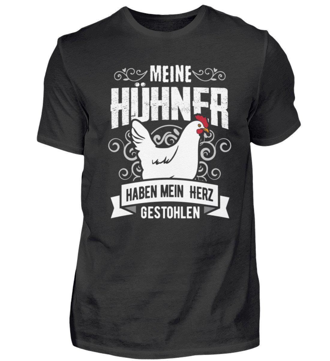 Hühner Herz gestohlen · Herren T-Shirt-Herren Basic T-Shirt-Black-S-Agrarstarz
