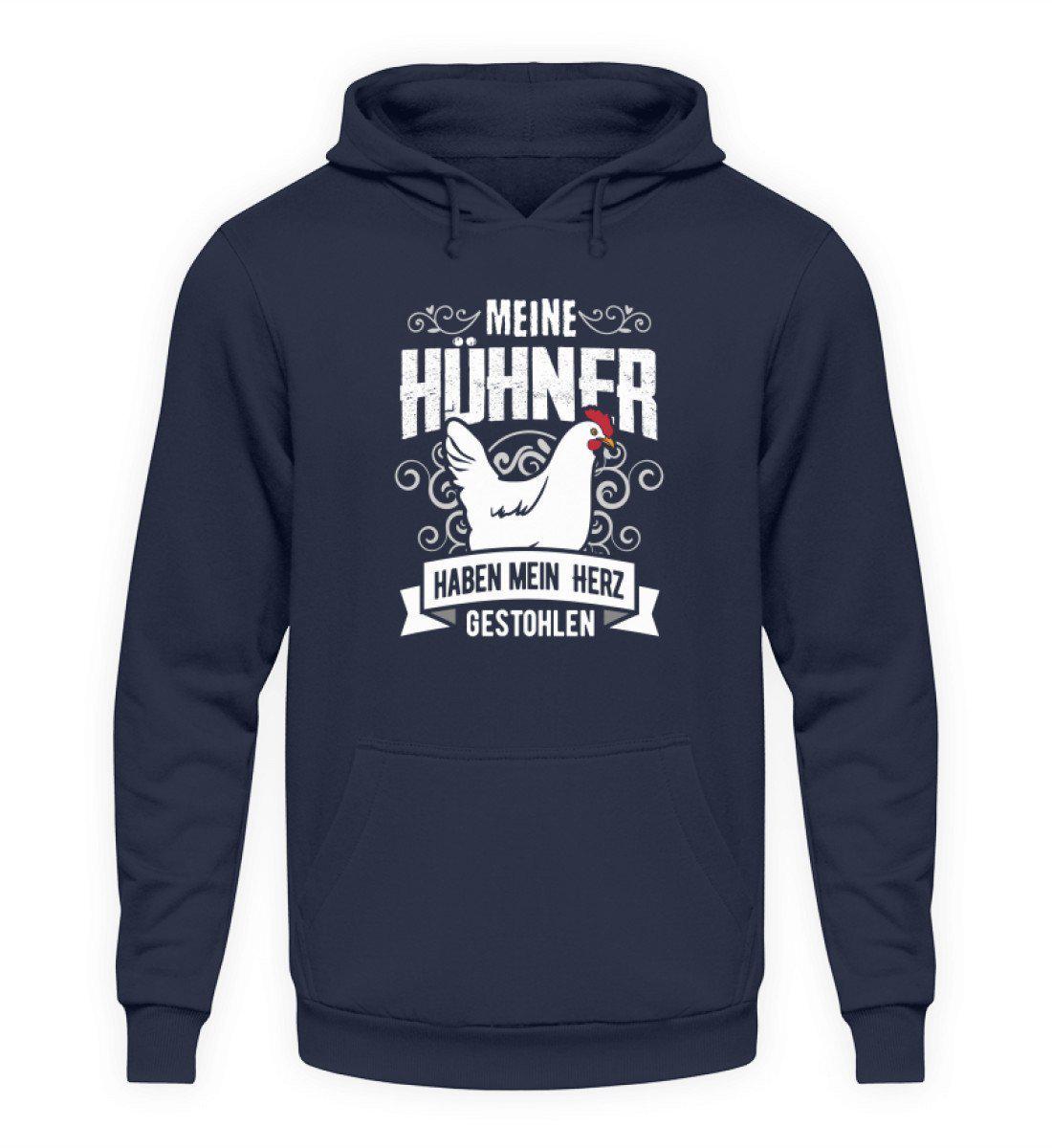 Hühner Herz gestohlen · Unisex Kapuzenpullover Hoodie-Unisex Hoodie-Oxford Navy-L-Agrarstarz