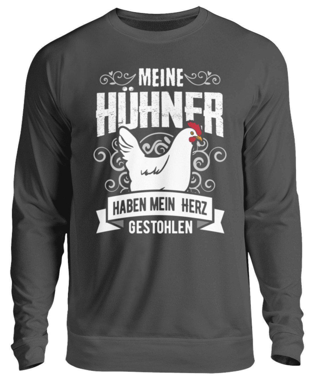 Hühner Herz gestohlen · Unisex Sweatshirt Pullover-Unisex Sweatshirt-Storm Grey (Solid)-S-Agrarstarz