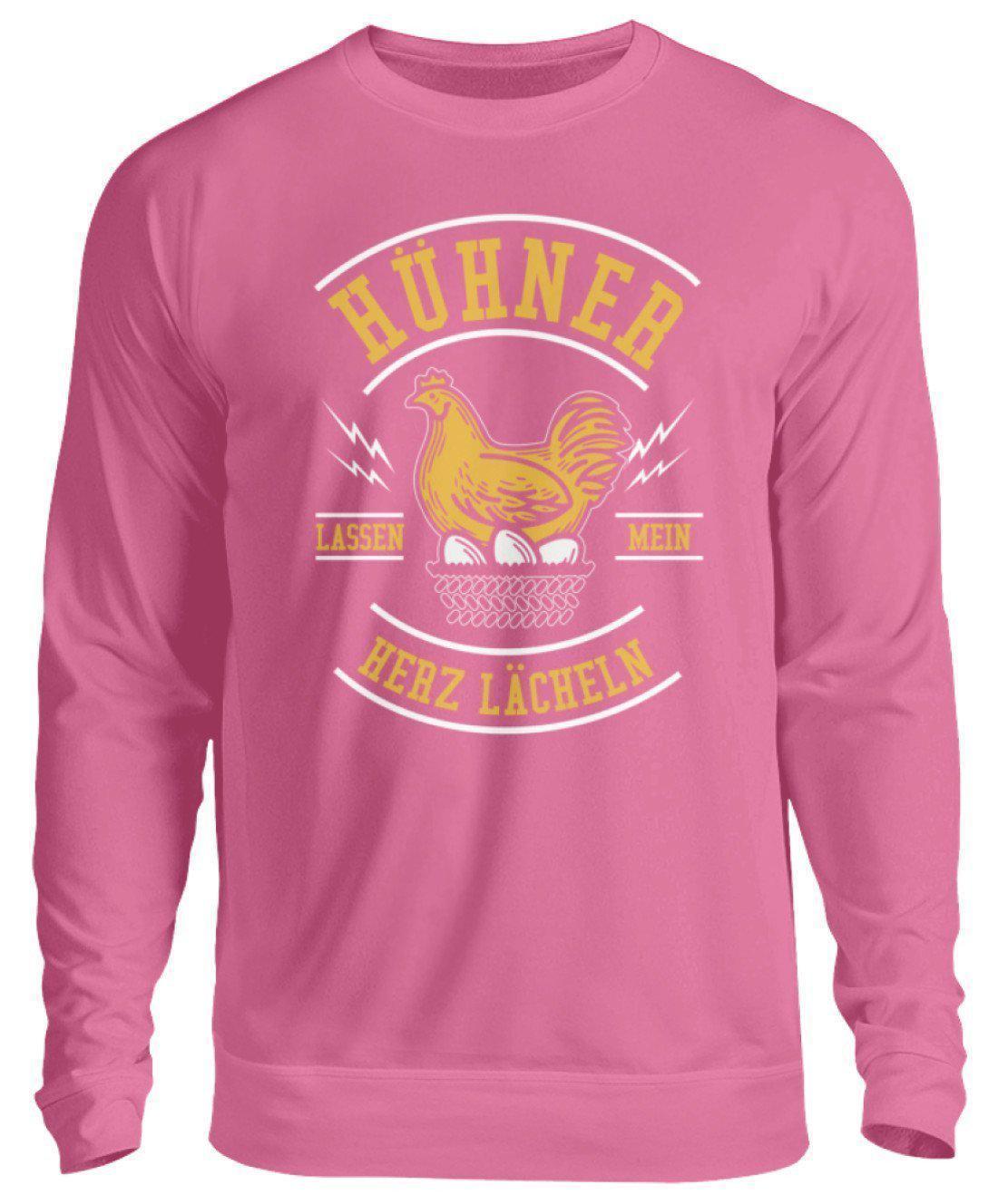 Hühner Herz lächeln · Unisex Sweatshirt Pullover-Unisex Sweatshirt-Candyfloss Pink-S-Agrarstarz