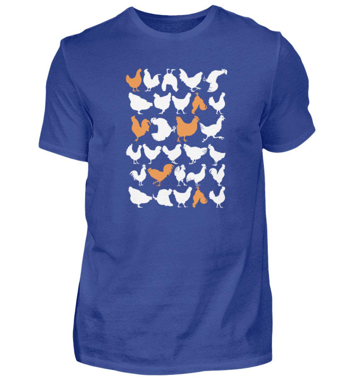 Hühner simple · Herren T-Shirt-Herren Basic T-Shirt-Royal Blue-S-Agrarstarz