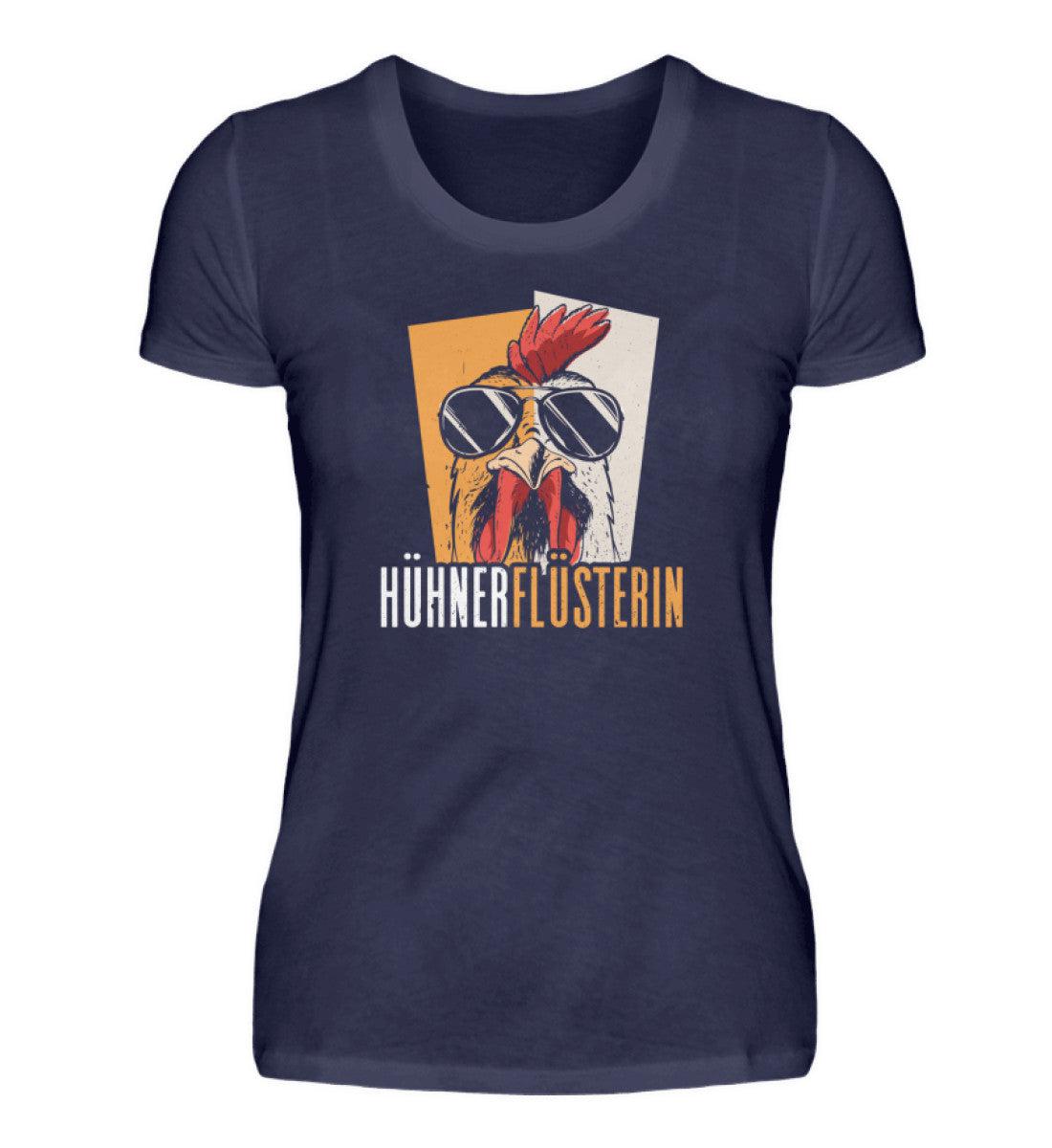 Hühnerflüsterin · Damen T-Shirt-Damen Basic T-Shirt-Navy-S-Agrarstarz