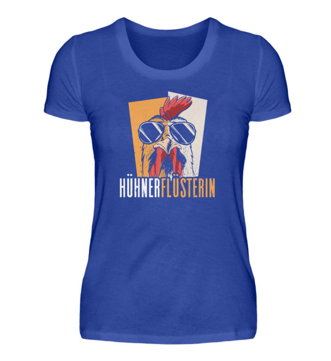 Hühnerflüsterin · Damen T-Shirt-Damen Basic T-Shirt-Neon Blue-S-Agrarstarz