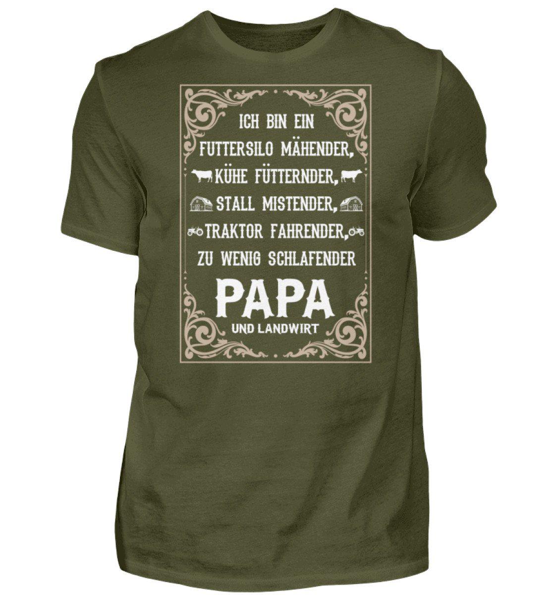 Ich bin Landwirt Papa · Herren T-Shirt-Herren Basic T-Shirt-Urban Khaki-S-Agrarstarz