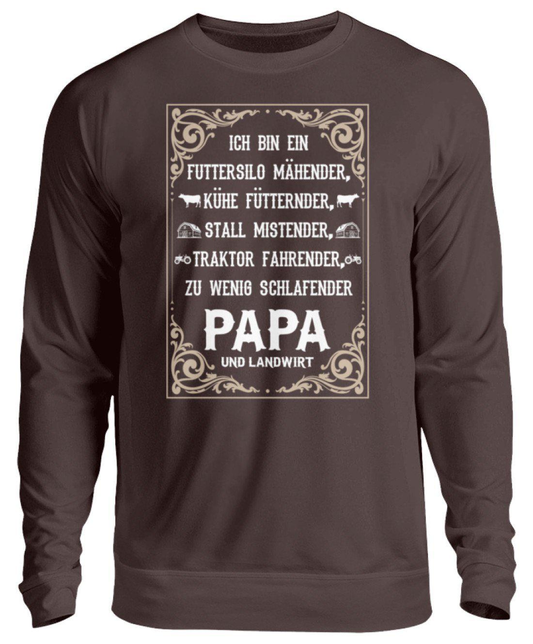 Ich bin Landwirt Papa · Unisex Sweatshirt Pullover-Unisex Sweatshirt-Hot Chocolate-S-Agrarstarz