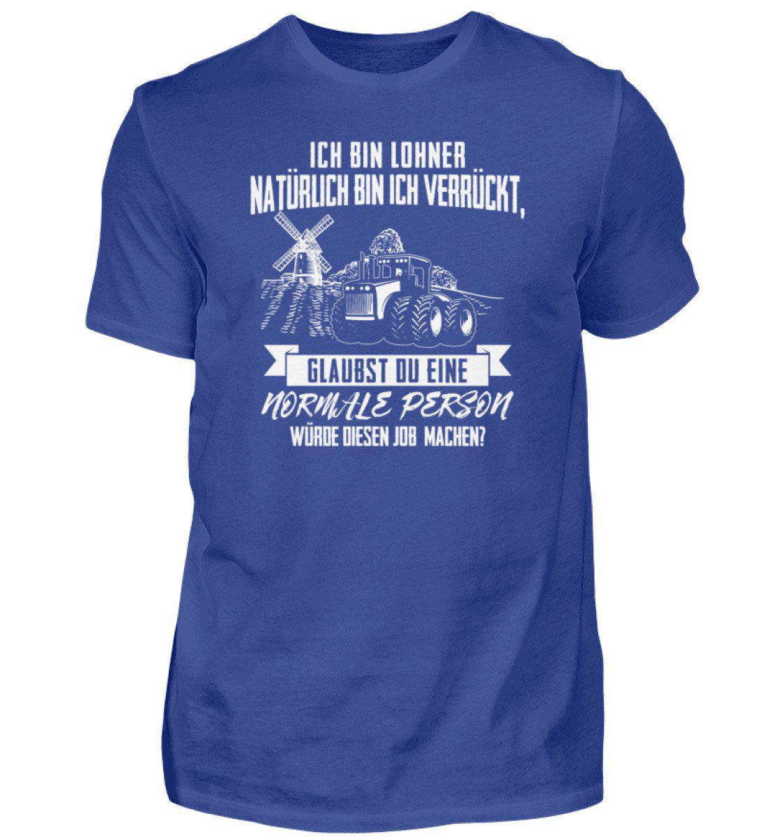 Ich bin Lohner · Herren T-Shirt-Herren Basic T-Shirt-Royal Blue-S-Agrarstarz