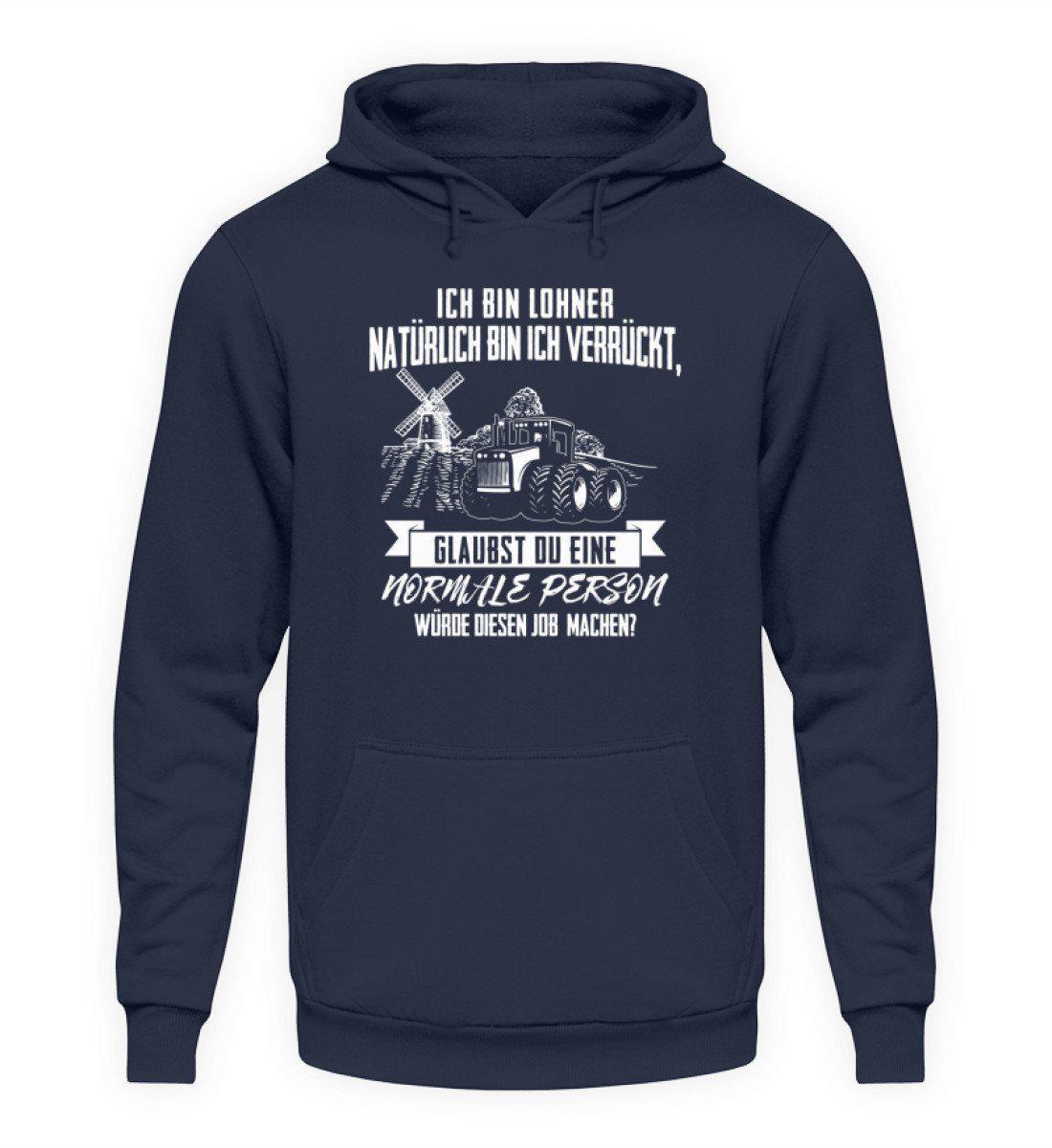 Ich bin Lohner · Unisex Kapuzenpullover Hoodie-Unisex Hoodie-Oxford Navy-L-Agrarstarz