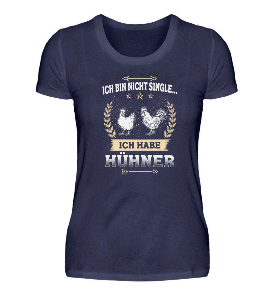 Ich bin nicht single Hühner · Damen T-Shirt-Damen Basic T-Shirt-Navy-S-Agrarstarz
