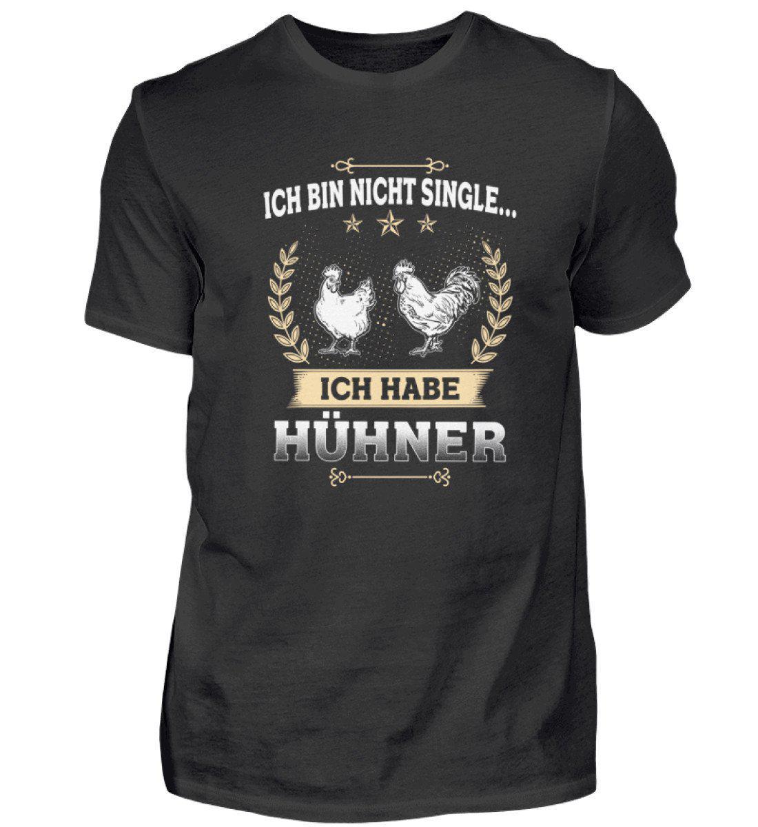 Ich bin nicht single Hühner · Herren T-Shirt-Herren Basic T-Shirt-Black-S-Agrarstarz