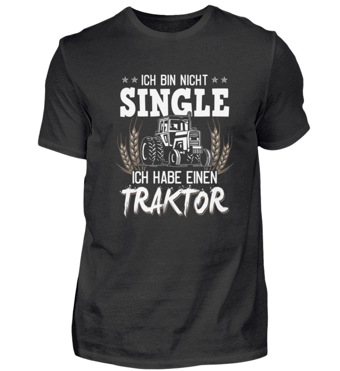 Ich bin nicht single Traktor · Herren T-Shirt-Herren Basic T-Shirt-Black-S-Agrarstarz