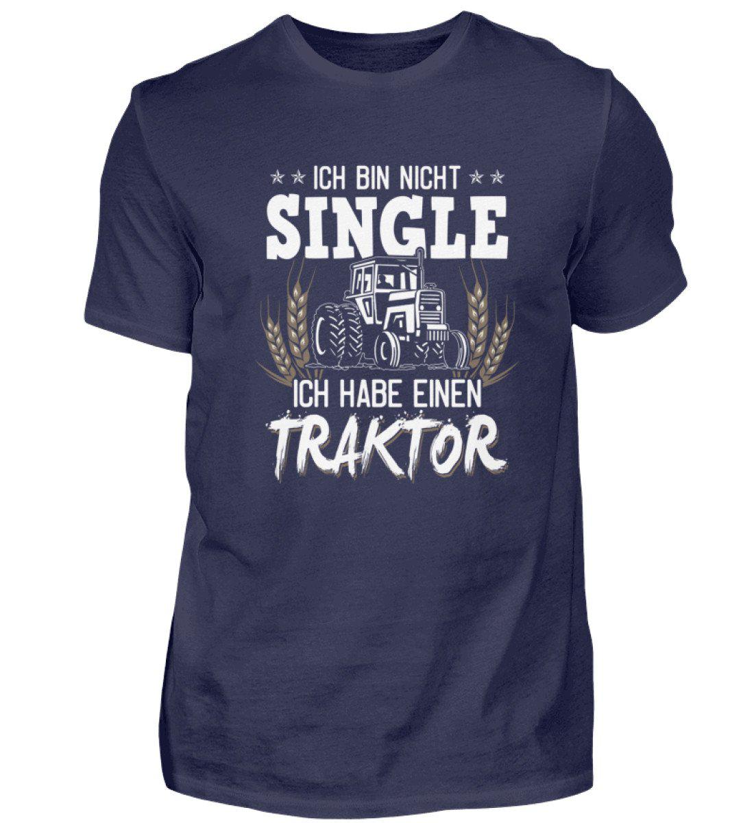 Ich bin nicht single Traktor · Herren T-Shirt-Herren Basic T-Shirt-Navy-S-Agrarstarz