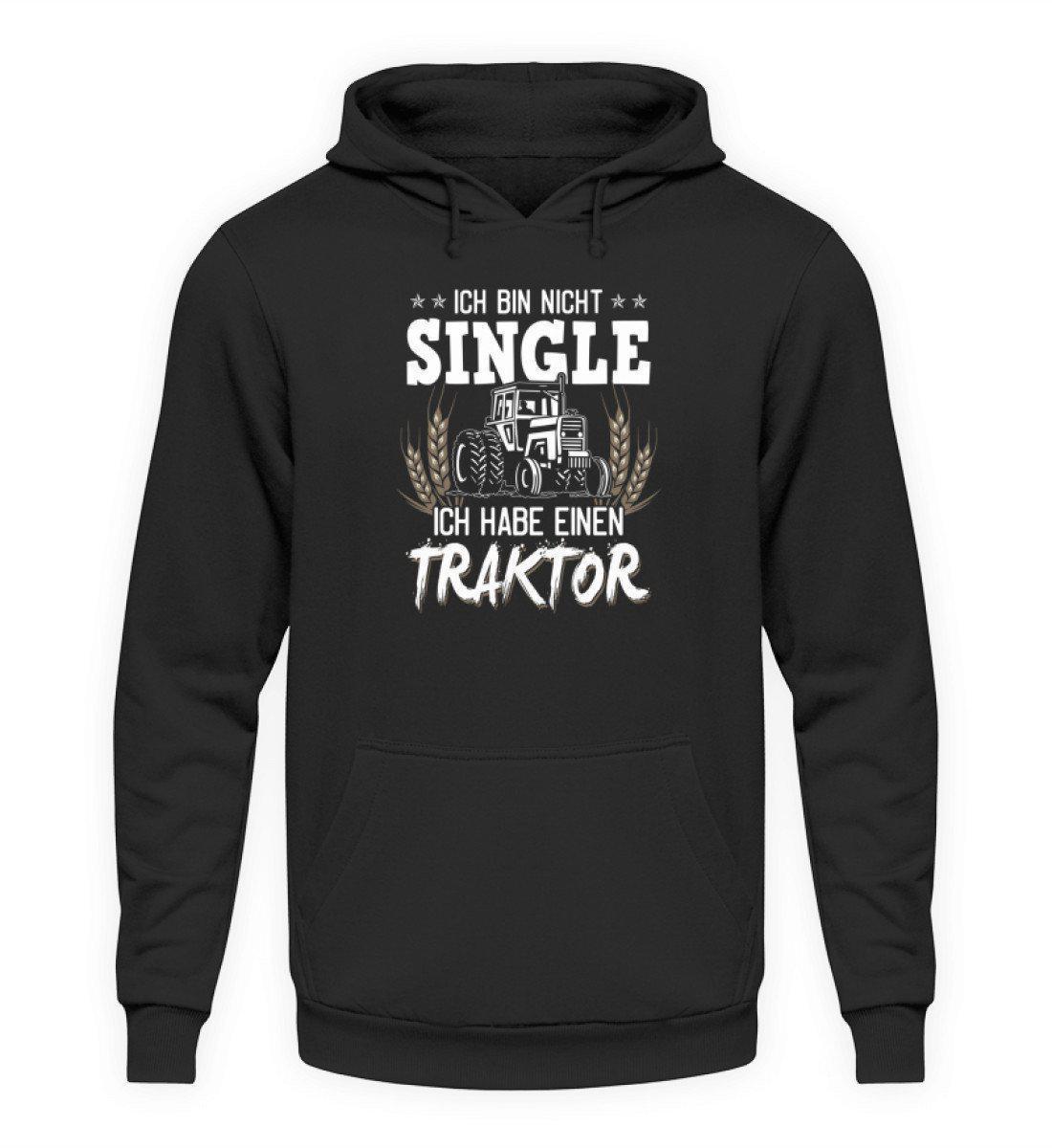 Ich bin nicht single Traktor · Unisex Kapuzenpullover Hoodie-Unisex Hoodie-Jet Black-L-Agrarstarz