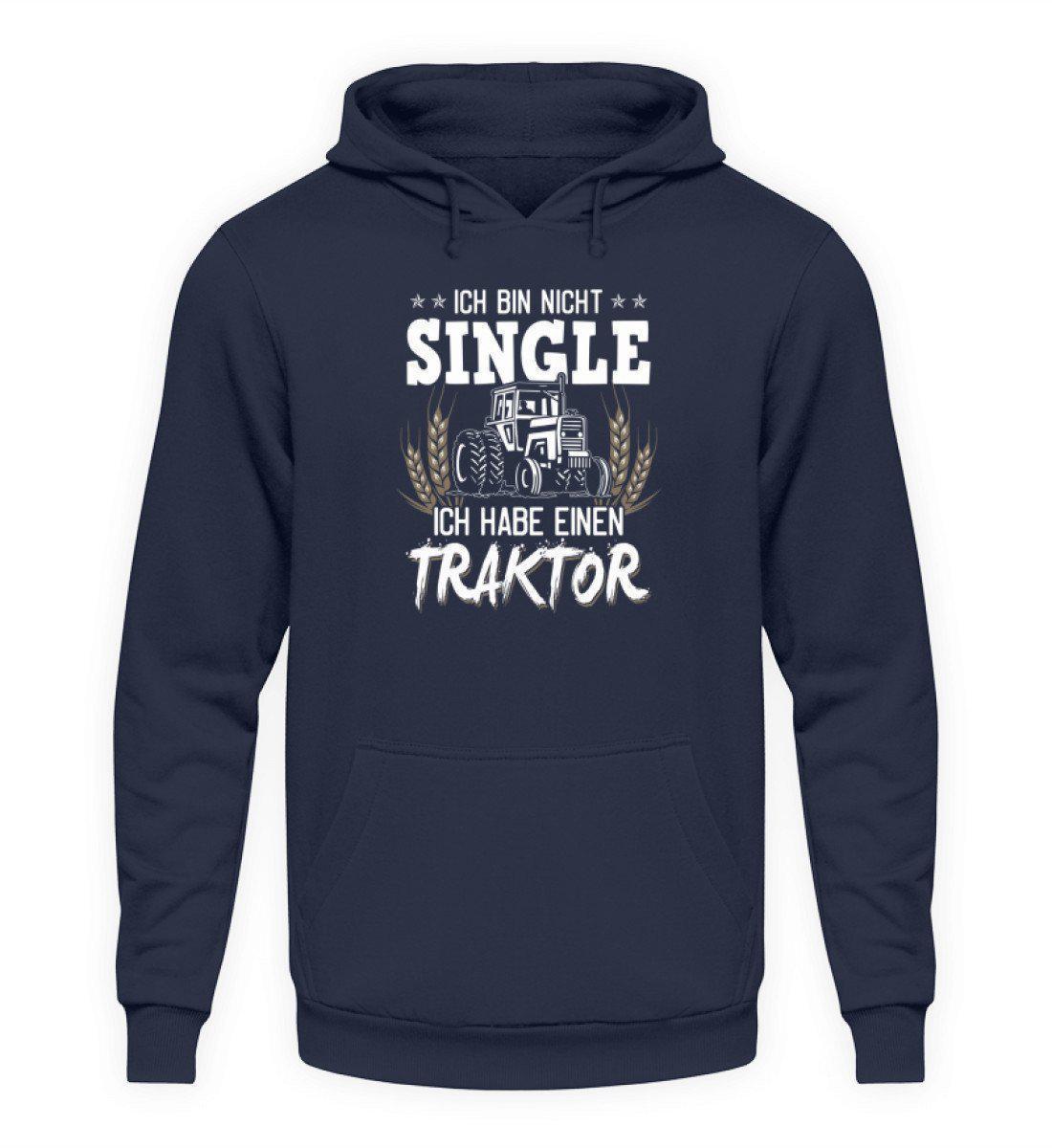 Ich bin nicht single Traktor · Unisex Kapuzenpullover Hoodie-Unisex Hoodie-Oxford Navy-L-Agrarstarz