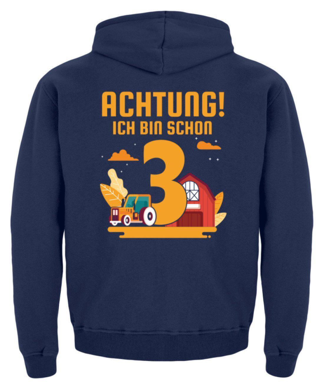 Ich bin schon 3 · Kinder Kapuzenpullover Hoodie-Kinder Hoodie-Agrarstarz