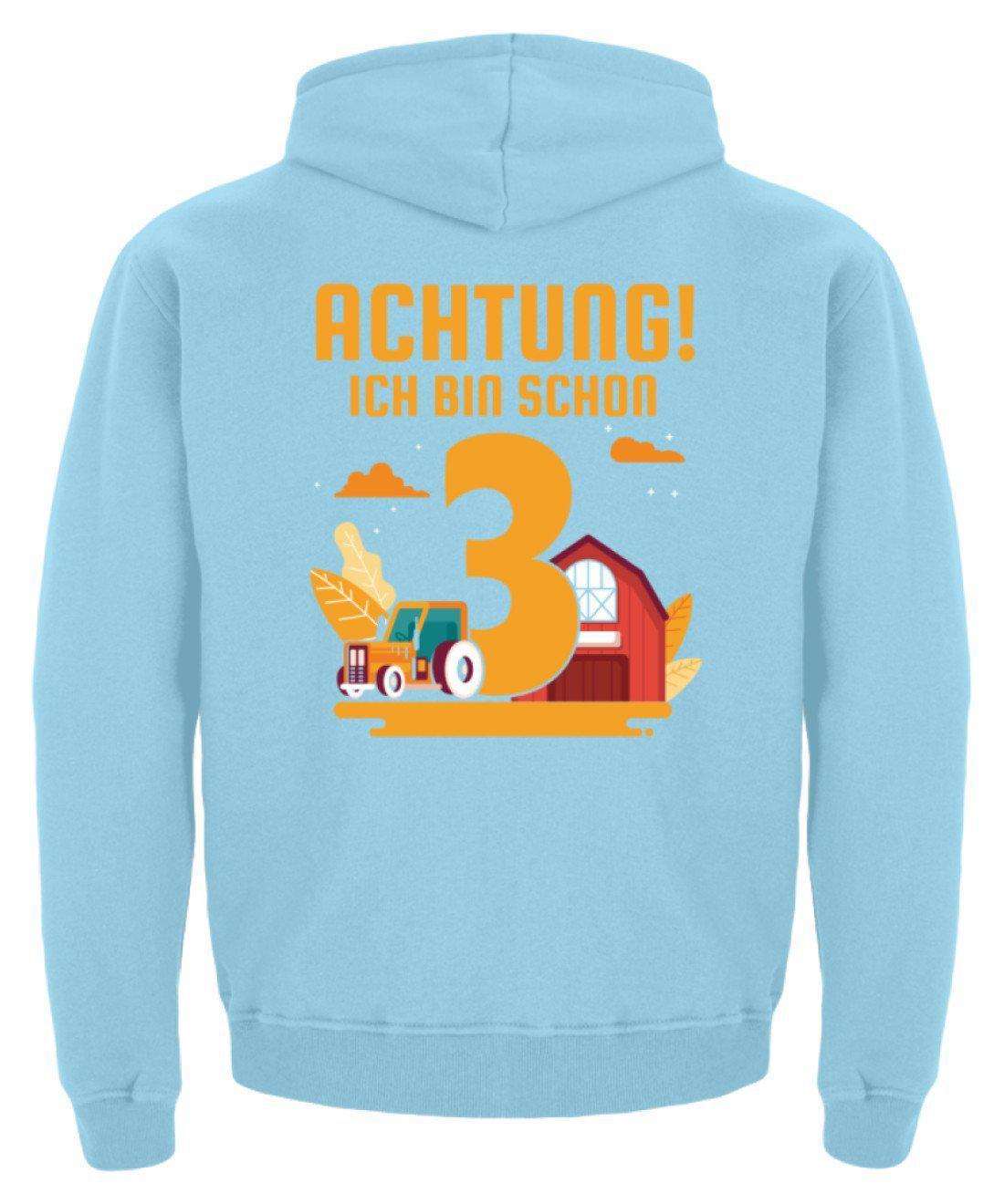 Ich bin schon 3 · Kinder Kapuzenpullover Hoodie-Kinder Hoodie-Agrarstarz