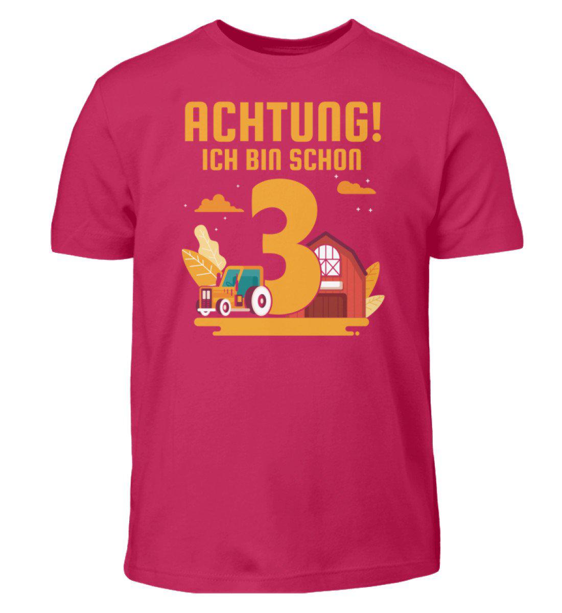 Ich bin schon 3 · Kinder T-Shirt-Kinder T-Shirt-Sorbet-12/14 (152/164)-Agrarstarz