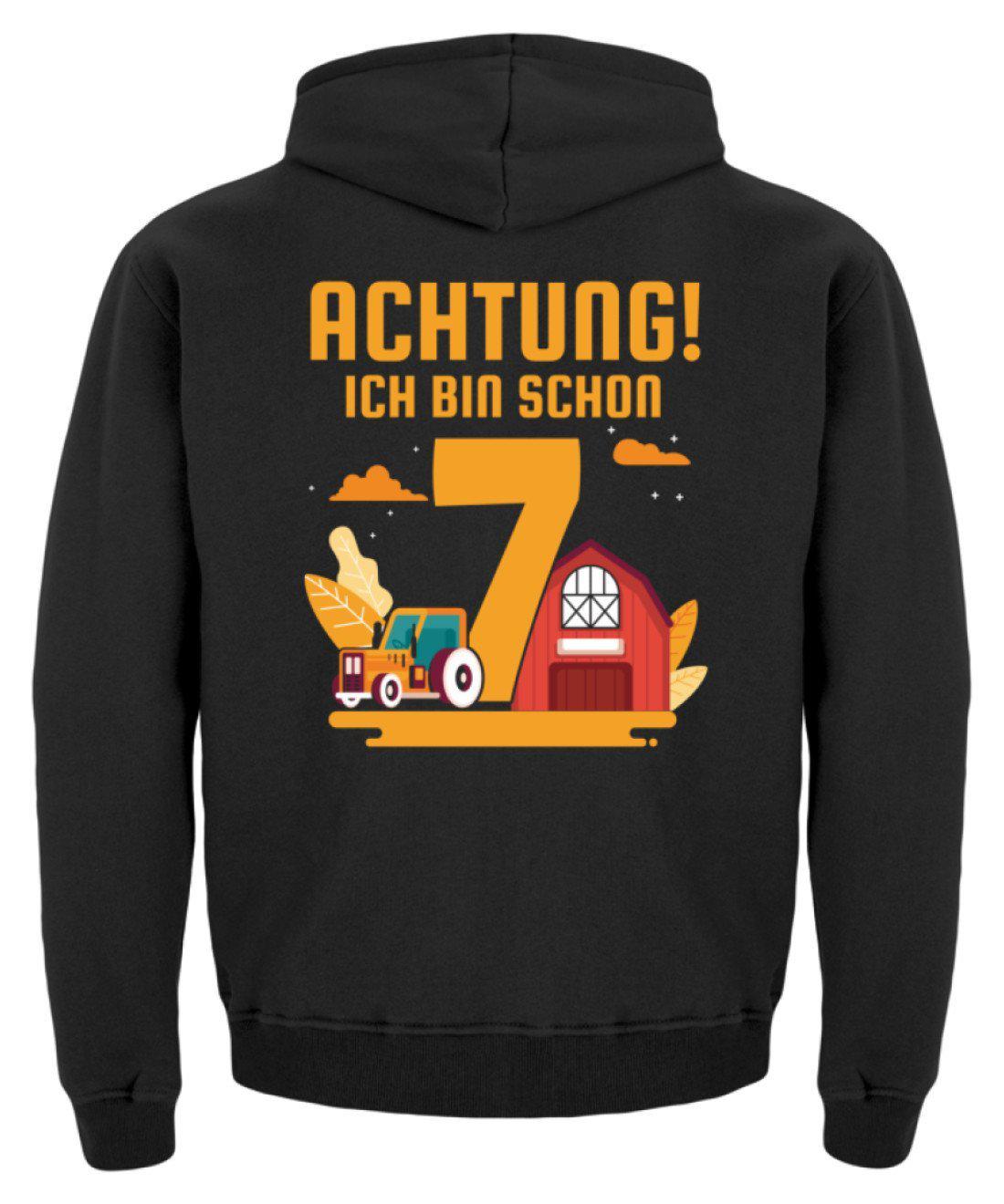 Ich bin schon 7 · Kinder Kapuzenpullover Hoodie-Kinder Hoodie-Agrarstarz