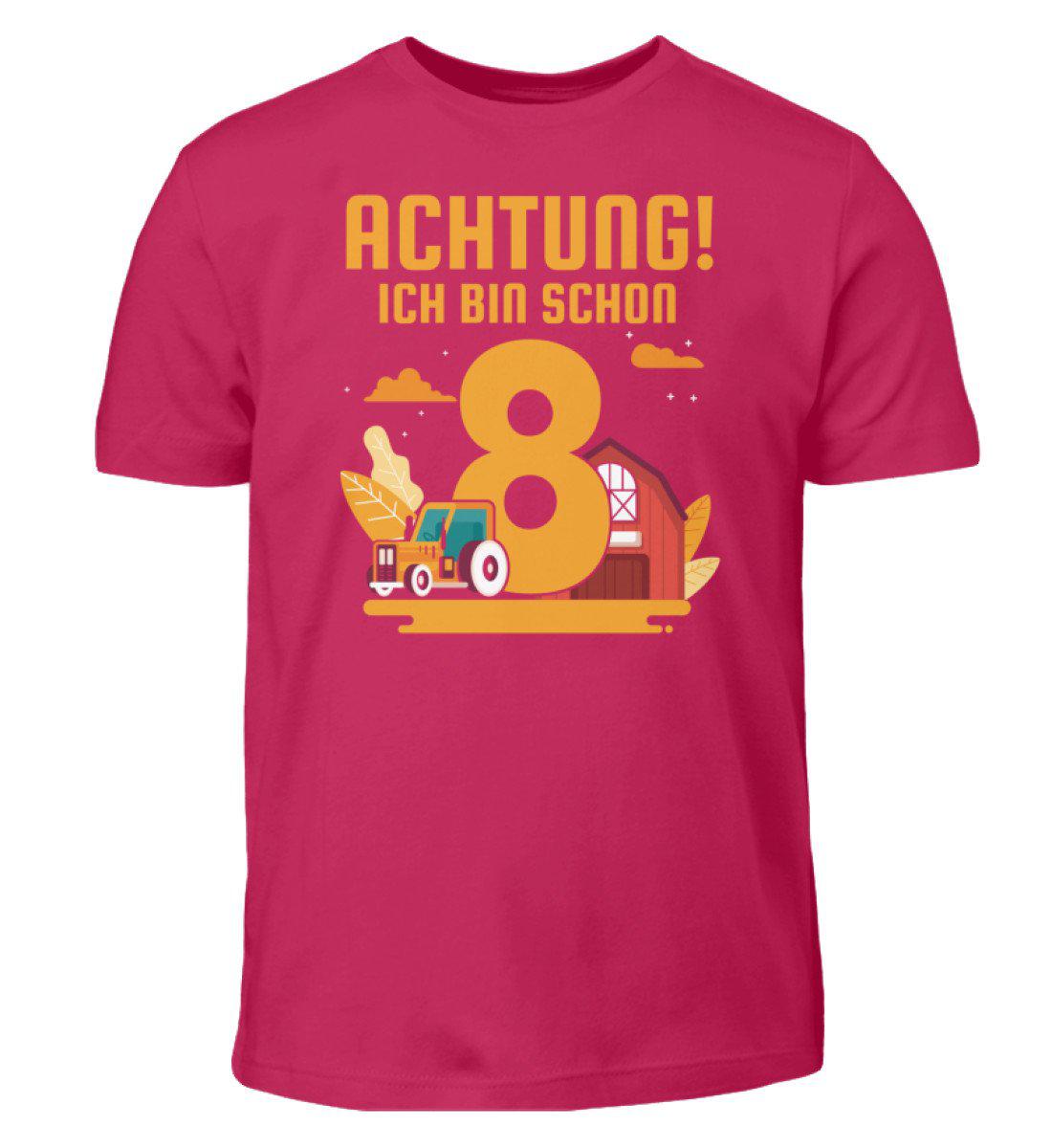 Ich bin schon 8 · Kinder T-Shirt-Kinder T-Shirt-Sorbet-12/14 (152/164)-Agrarstarz