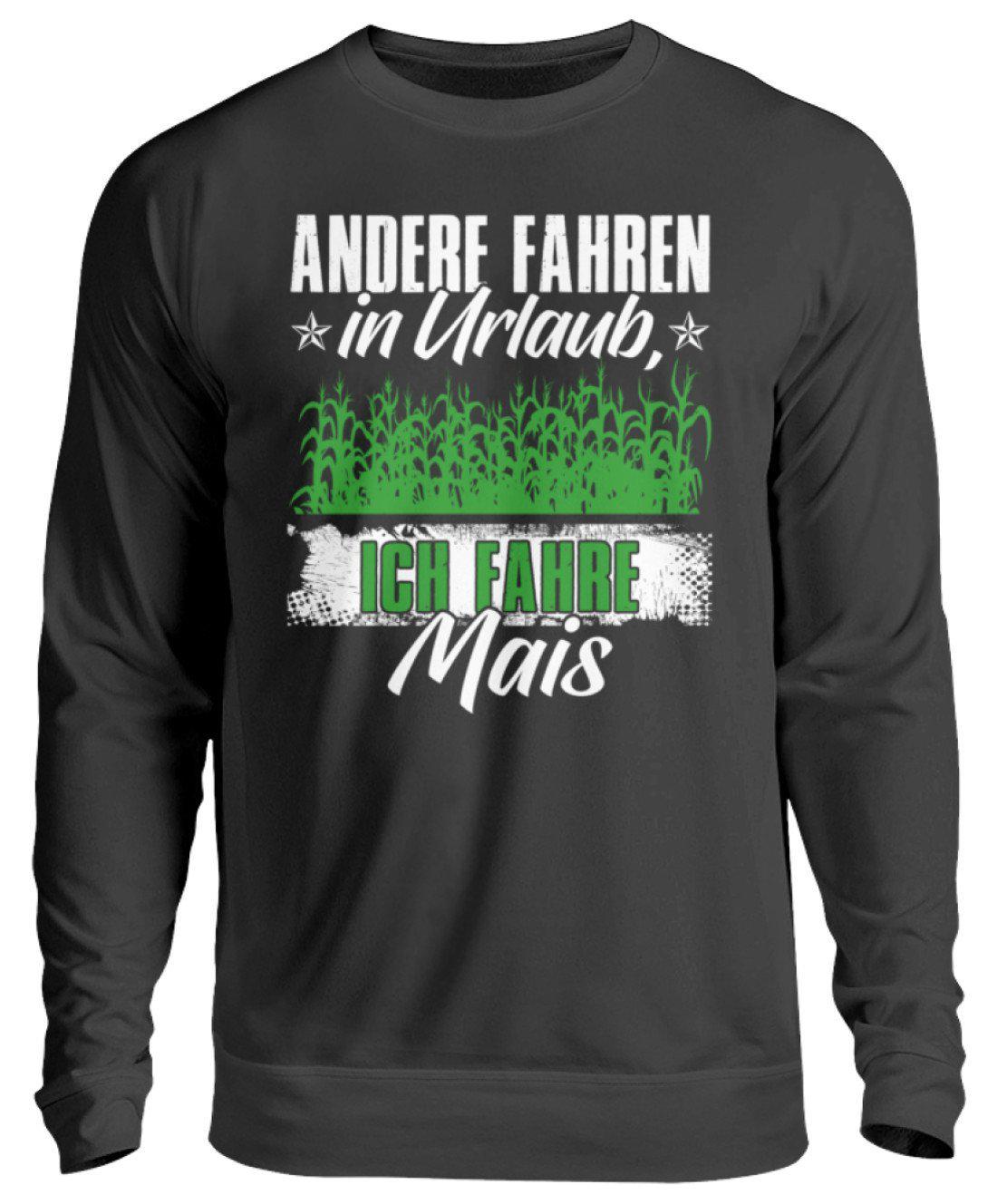 Ich fahre Mais · Unisex Sweatshirt Pullover-Unisex Sweatshirt-Jet Black-S-Agrarstarz