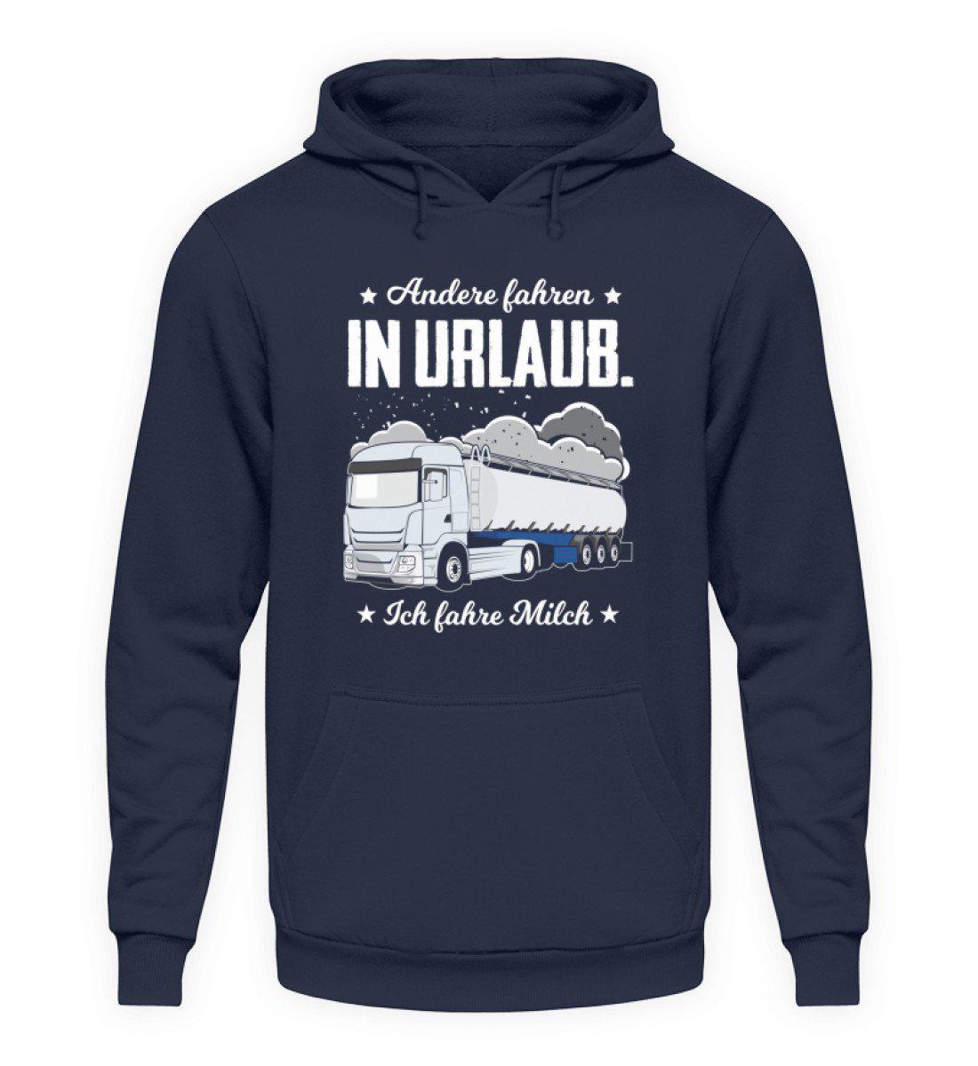 Ich fahre Milch · Unisex Kapuzenpullover Hoodie-Unisex Hoodie-Oxford Navy-S-Agrarstarz