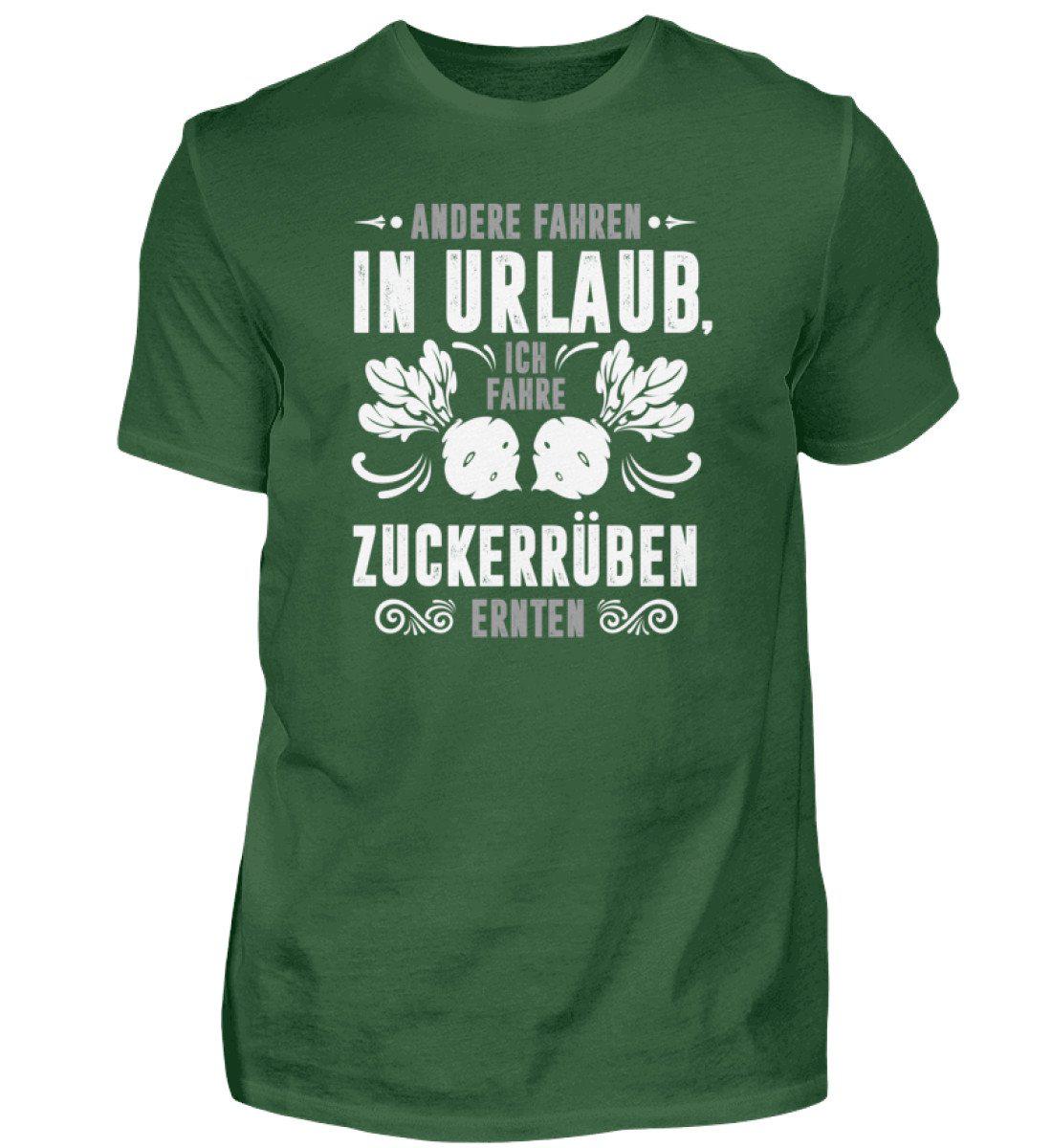 Ich fahre Zuckerrüben ernten · Herren T-Shirt-Herren Basic T-Shirt-Bottle Green-S-Agrarstarz