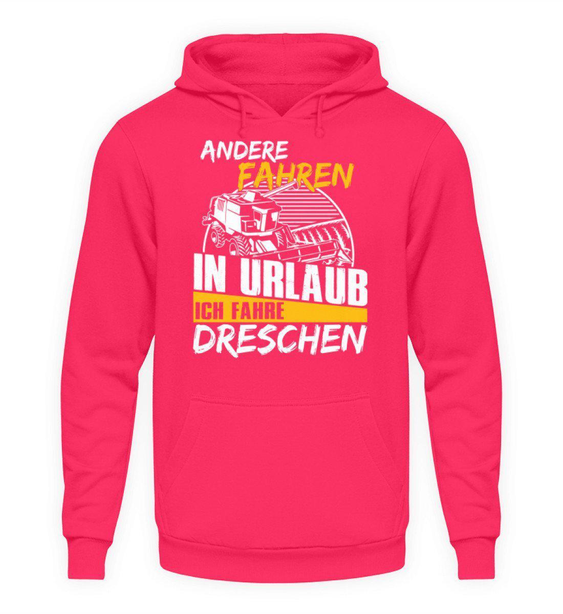 Ich fahre dreschen · Unisex Kapuzenpullover Hoodie-Unisex Hoodie-Hot Pink-L-Agrarstarz